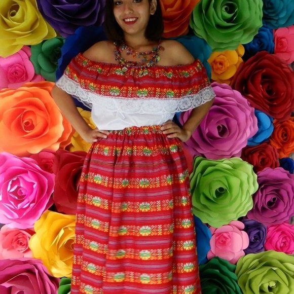 Mexican peasant dress Cambaya Mexican wedding Peas - Picture 4 of 4